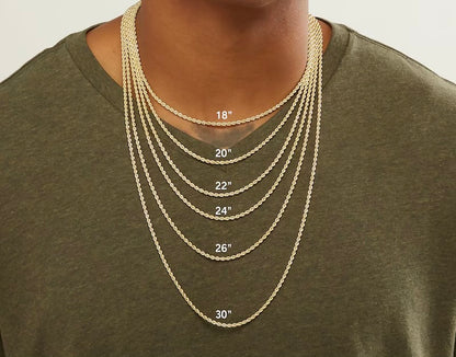 18k Gold Filled Figaro Chain (22”) - Lovelace Cut